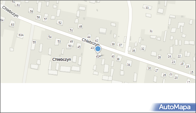 Chlebczyn, Chlebczyn, 41A, mapa Chlebczyn