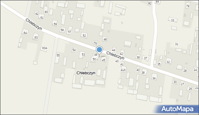 Chlebczyn, Chlebczyn, 47, mapa Chlebczyn