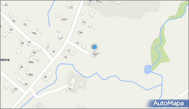 Chlebna, Chlebna, 73a, mapa Chlebna