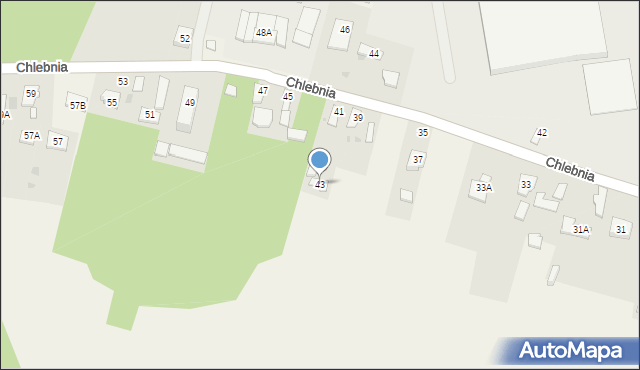 Chlebnia, Chlebnia, 43, mapa Chlebnia