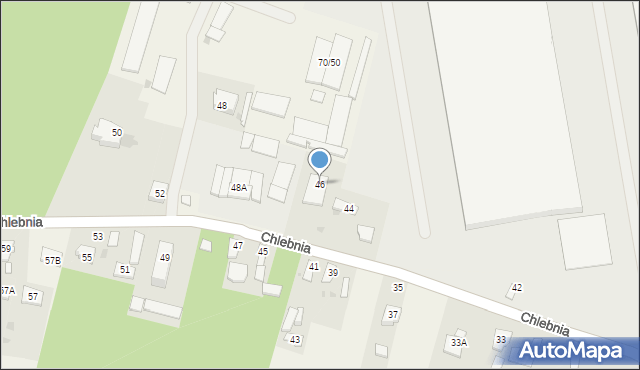 Chlebnia, Chlebnia, 46, mapa Chlebnia