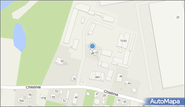 Chlebnia, Chlebnia, 48, mapa Chlebnia