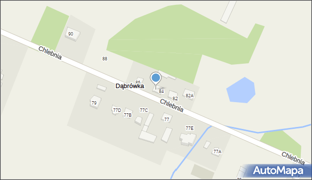Chlebnia, Chlebnia, 84A, mapa Chlebnia