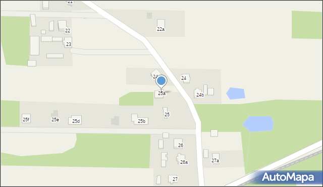 Chlebów, Chlebów, 25a, mapa Chlebów