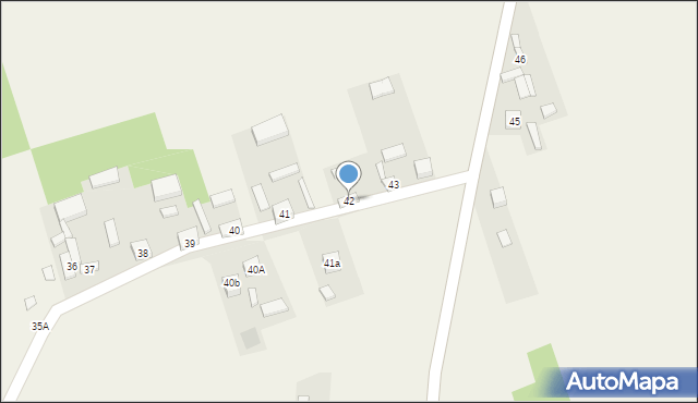 Chlebów, Chlebów, 42, mapa Chlebów