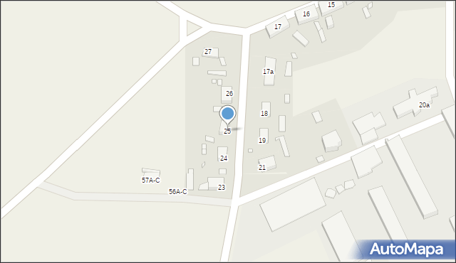 Chlebówko, Chlebówko, 25, mapa Chlebówko