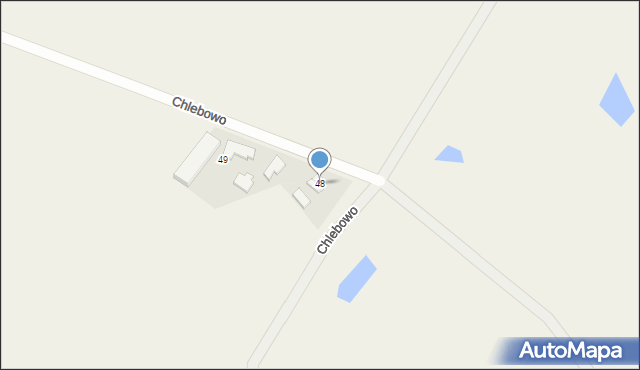 Chlebowo, Chlebowo, 48, mapa Chlebowo