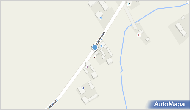 Chlebowo, Chlebowo, 7, mapa Chlebowo