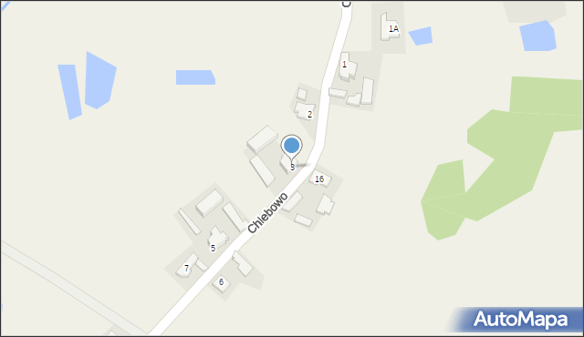 Chlebowo, Chlebowo, 3, mapa Chlebowo