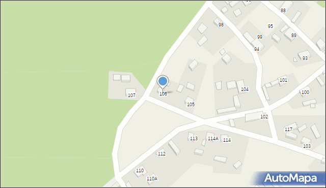 Chlebowo, Chlebowo, 106, mapa Chlebowo