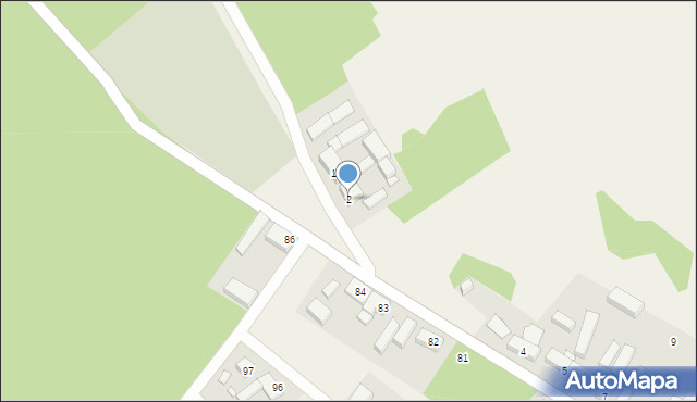 Chlebowo, Chlebowo, 2, mapa Chlebowo