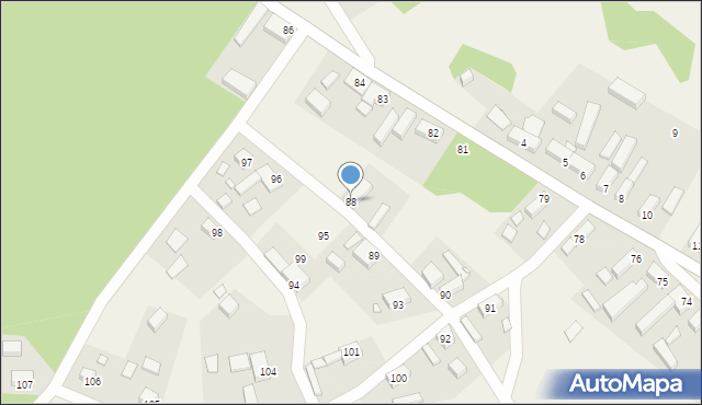 Chlebowo, Chlebowo, 88, mapa Chlebowo