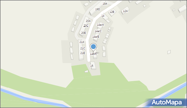 Chlebowo, Chlebowo, 14b/C, mapa Chlebowo