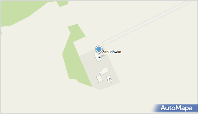 Chlebowo, Chlebowo, 14, mapa Chlebowo