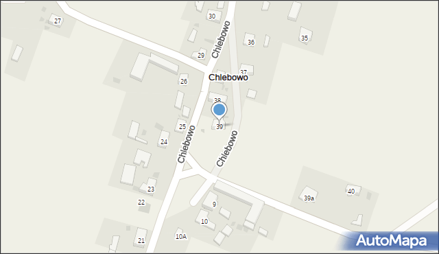 Chlebowo, Chlebowo, 39, mapa Chlebowo