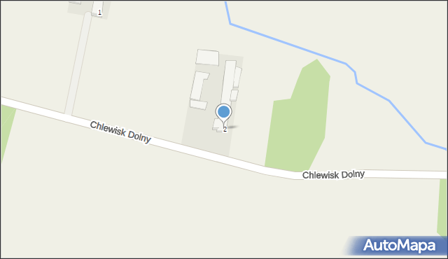 Chlewisk Dolny, Chlewisk Dolny, 2, mapa Chlewisk Dolny
