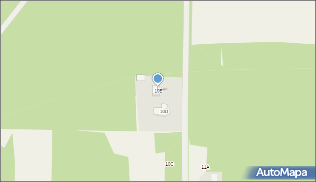 Chlewiska, Chlewiska, 10E, mapa Chlewiska