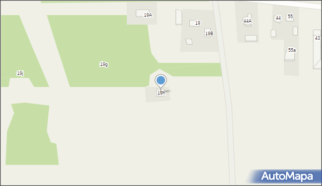 Chlewiska, Chlewiska, 19h, mapa Chlewiska