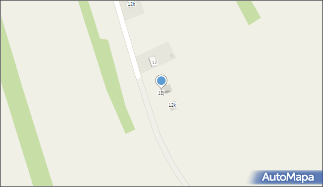 Chlewiska, Chlewiska, 12j, mapa Chlewiska