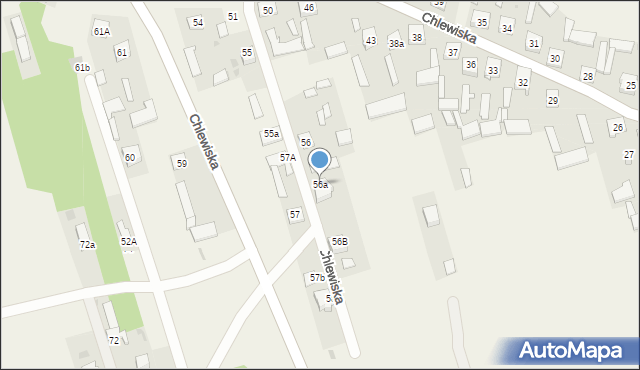Chlewiska, Chlewiska, 56a, mapa Chlewiska