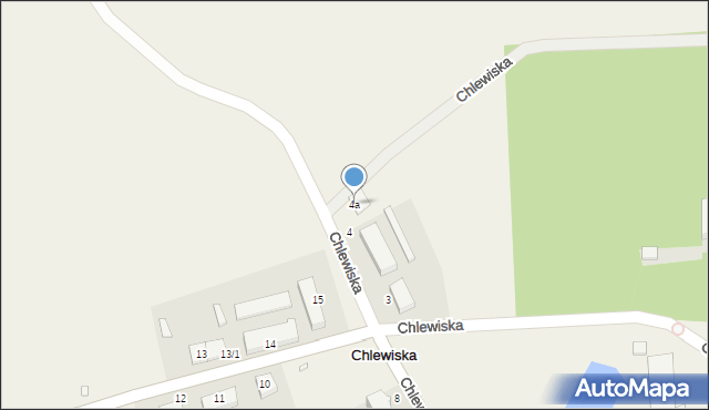 Chlewiska, Chlewiska, 4a, mapa Chlewiska