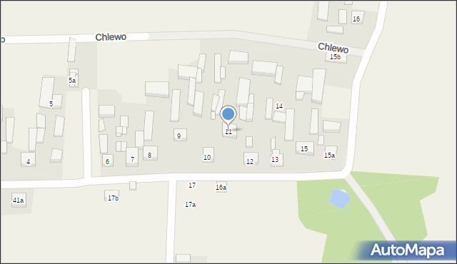 Chlewo, Chlewo, 11, mapa Chlewo
