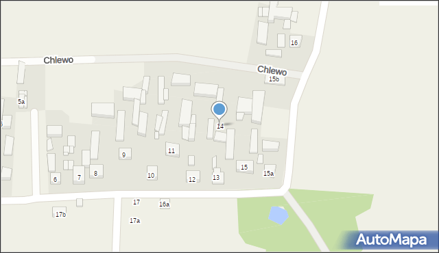 Chlewo, Chlewo, 14, mapa Chlewo