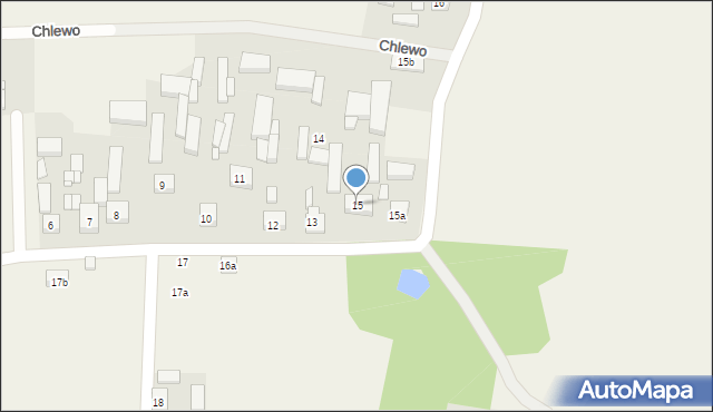 Chlewo, Chlewo, 15, mapa Chlewo