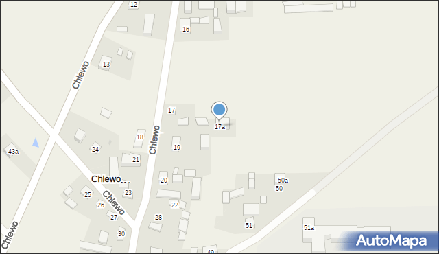 Chlewo, Chlewo, 17a, mapa Chlewo