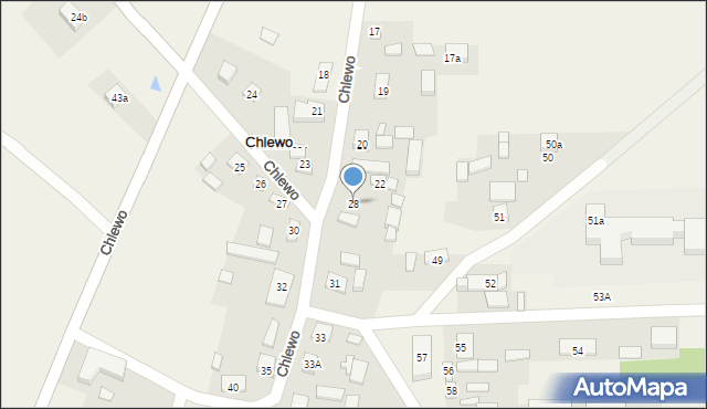 Chlewo, Chlewo, 28, mapa Chlewo