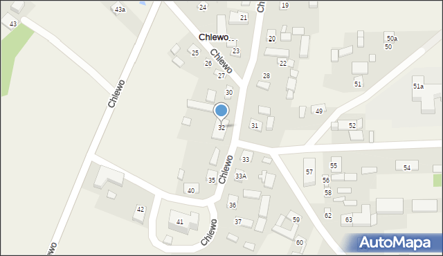 Chlewo, Chlewo, 32, mapa Chlewo