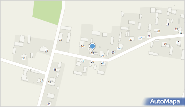 Chlewska Wola, Chlewska Wola, 28, mapa Chlewska Wola