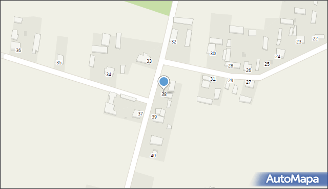 Chlewska Wola, Chlewska Wola, 38, mapa Chlewska Wola