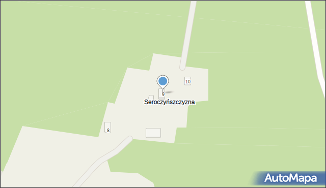 Chłodne Włóki, Chłodne Włóki, 9, mapa Chłodne Włóki