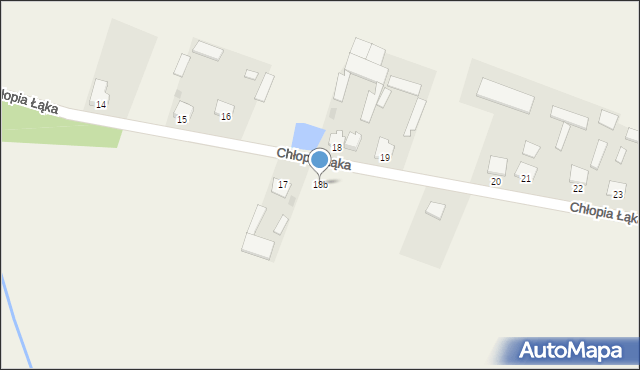 Chłopia Łąka, Chłopia Łąka, 18b, mapa Chłopia Łąka