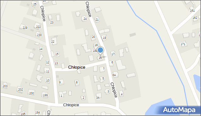 Chłopice, Chłopice, 16, mapa Chłopice