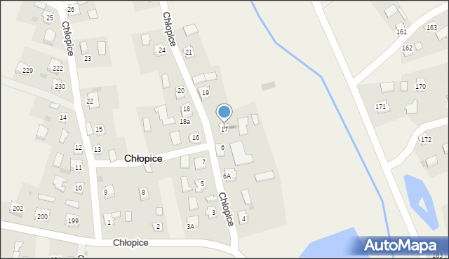 Chłopice, Chłopice, 17, mapa Chłopice