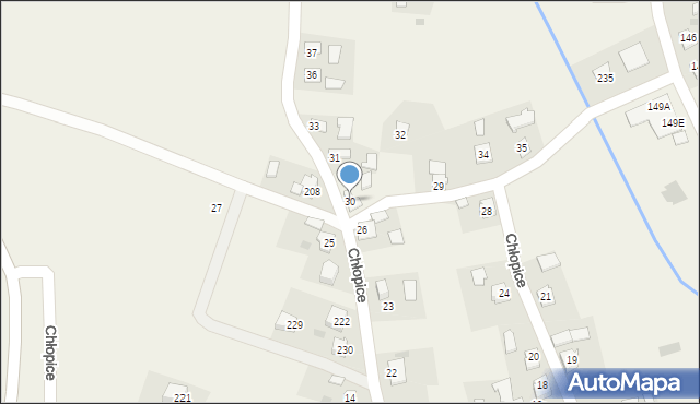Chłopice, Chłopice, 30, mapa Chłopice