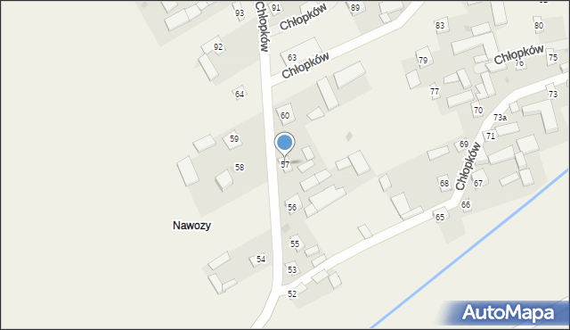Chłopków, Chłopków, 57, mapa Chłopków