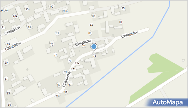 Chłopków, Chłopków, 74, mapa Chłopków