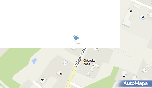 Chłopska Kępa, Chłopska Kępa, 79E, mapa Chłopska Kępa