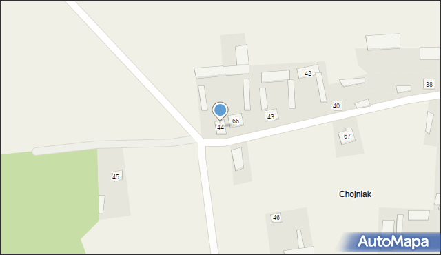 Chludnie, Chludnie, 44, mapa Chludnie