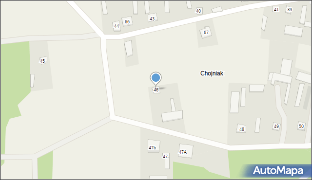 Chludnie, Chludnie, 46, mapa Chludnie