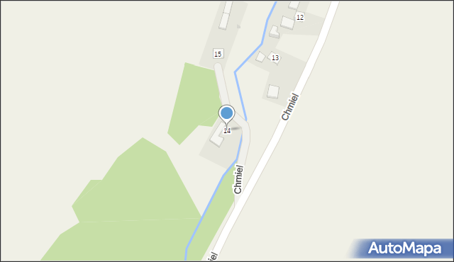 Chmiel, Chmiel, 14, mapa Chmiel