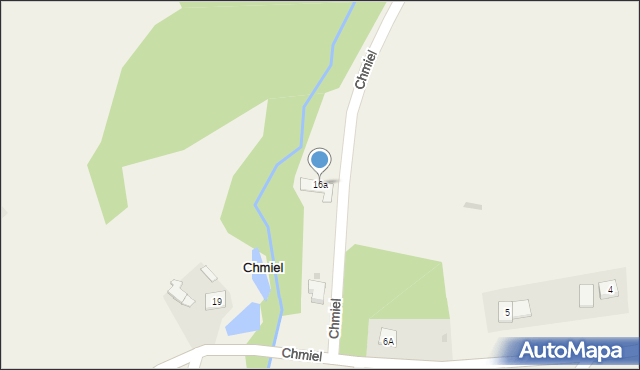 Chmiel, Chmiel, 16a, mapa Chmiel