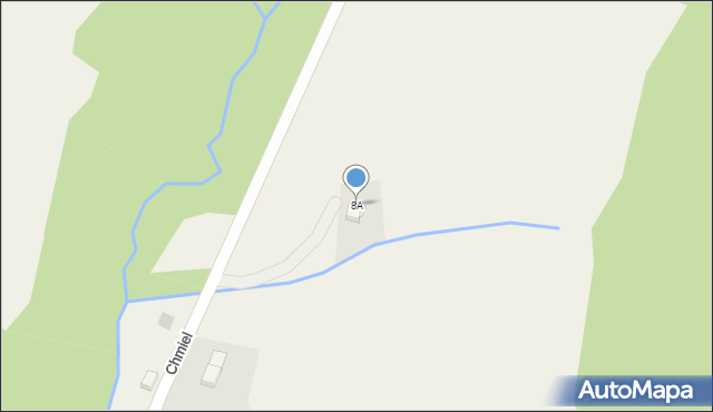 Chmiel, Chmiel, 8A, mapa Chmiel