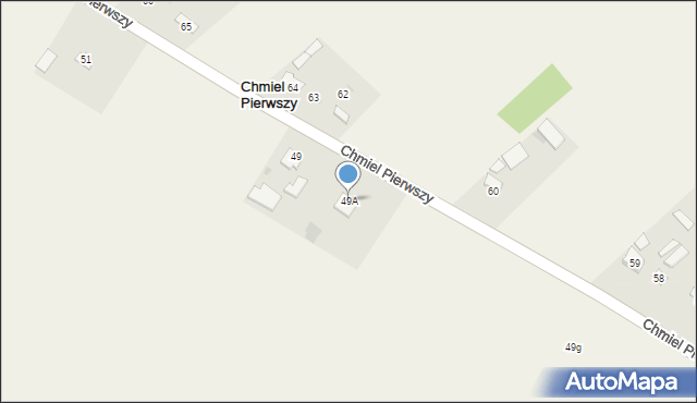 Chmiel-Kolonia, Chmiel-Kolonia, 49A, mapa Chmiel-Kolonia