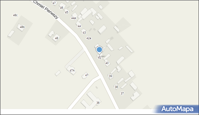 Chmiel Pierwszy, Chmiel Pierwszy, 41, mapa Chmiel Pierwszy