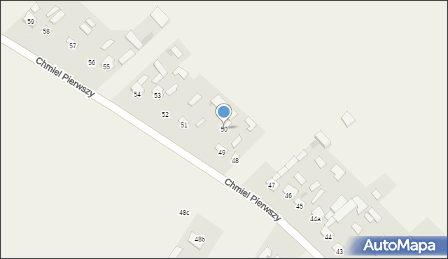 Chmiel Pierwszy, Chmiel Pierwszy, 50, mapa Chmiel Pierwszy