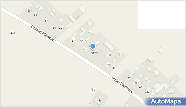 Chmiel Pierwszy, Chmiel Pierwszy, 51, mapa Chmiel Pierwszy